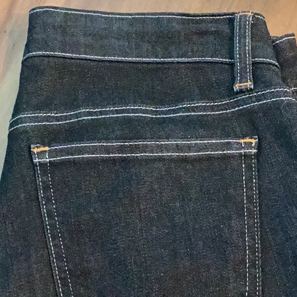 Eileen Fisher black denim jean new with tags  sz 2 EUC